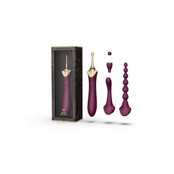 ZALO - BESS 2 CLITORAL MASSAGER PURPLE - Image 14