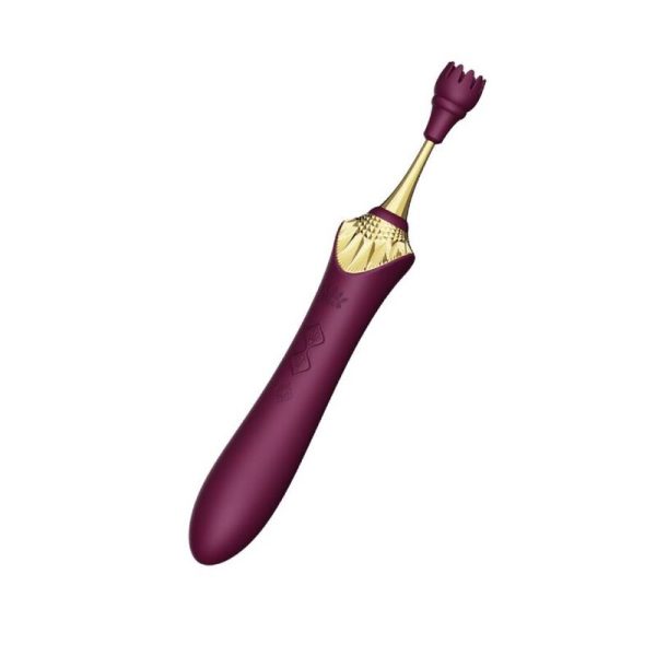 ZALO - BESS 2 CLITORAL MASSAGER PURPLE - Image 3