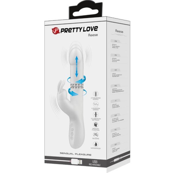 PRETTY LOVE - REESE ROTATING VIBRADOR PRATA - Image 9