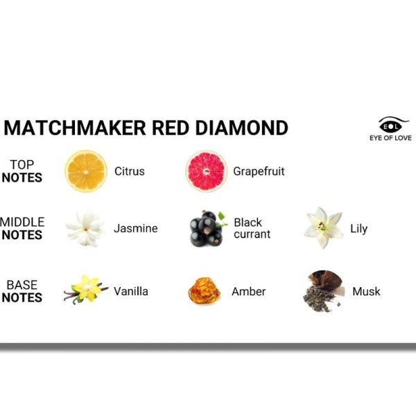 EYE OF LOVE - MATCHMAKER RED DIAMOND LGBTQ PERFUME ATTRACT HER 30 ML - Image 3