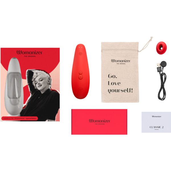 WOMANIZER - MARILYN MONROE CLASSIC 2 CLITORAL ESTIMULADOR VIVID RED - Image 4