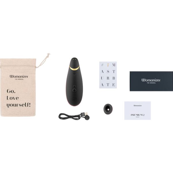 WOMANIZER - PREMIUM 2 ESTIMULADOR CLITORIAL PRETO - Image 6