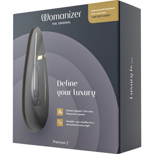 WOMANIZER - PREMIUM 2 ESTIMULADOR CLITORIAL PRETO - Image 3