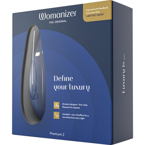 WOMANIZER - PREMIUM 2 ESTIMULADOR CLITORIAL BLUEBERRY - Image 3