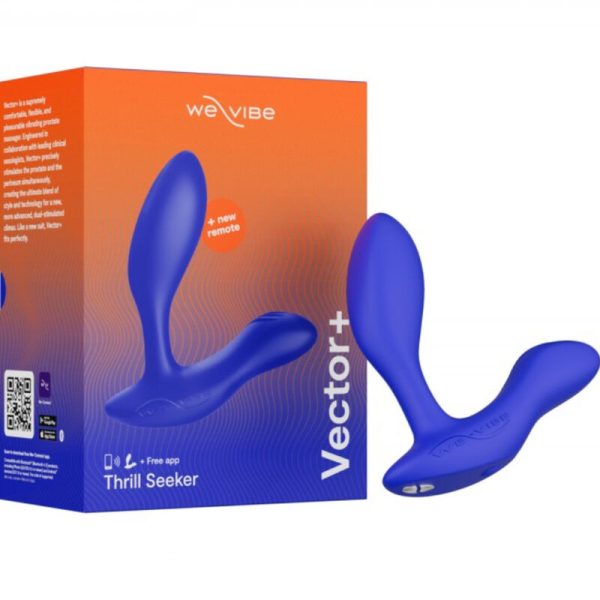 WE-VIBE - VECTOR+ MASSAGER VIBRANTE DE PRÓSTATA ROYAL BLUE