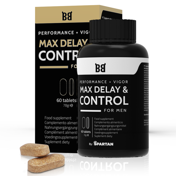 BLACKBULL BY SPARTAN - MAX DELAY & CONTROL MÁXIMO DESEMPENHO PARA HOMENS 60 C PSULAS