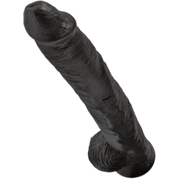 KING COCK - PÊNIS REALÍSTICO COM BOLAS 30,5 CM PRETO - Image 3