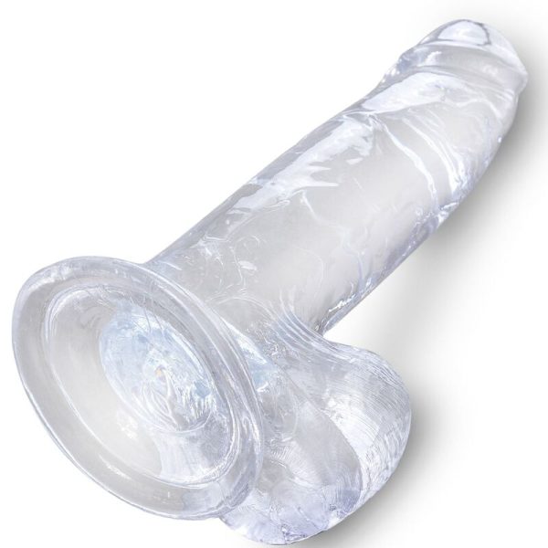 KING COCK CLEAR - PÊNIS REALISTA COM BOLAS 15,2 CM TRANSPARENTE - Image 4