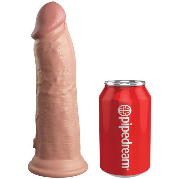 KING COCK ELITE - VIBRAÇÃO REALÍSTICA E DILDO DE SILICONE 20,3 CM