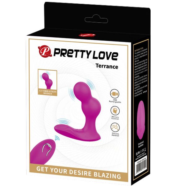 PRETTY LOVE - MASSAGER VIBRADOR ANAL TERRANCE COM CONTROLE REMOTO - Image 8