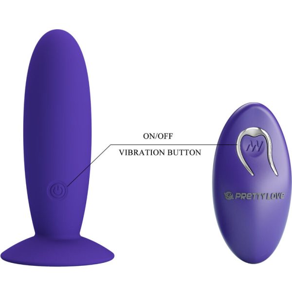 PRETTY LOVE - JUVENTUDE PLUG VIBRADOR ANAL CONTROLE REMOTO VIOLETA - Image 6