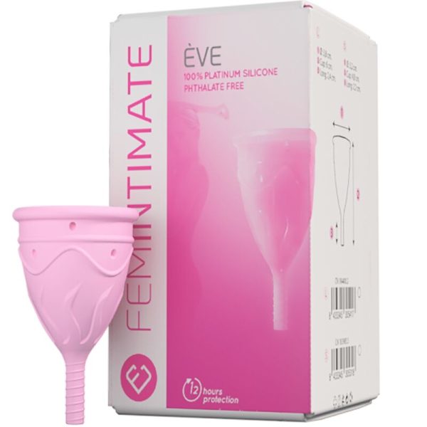 FEMINTIMATE - COPO MENSTRUAL DE SILICONE EVE TAMANHO S