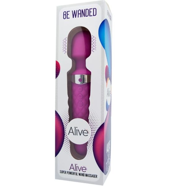 ALIVE - BE WANDED VIBRADOR MASSAGER ROXO - Image 2