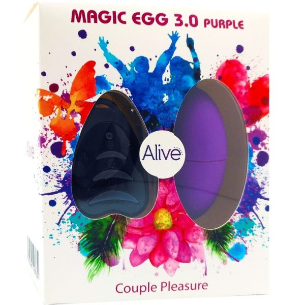 ALIVE - MAGIC EGG 3.0 OVO VIBRATÓRIO CONTROLE REMOTO VIOLETA - Image 2