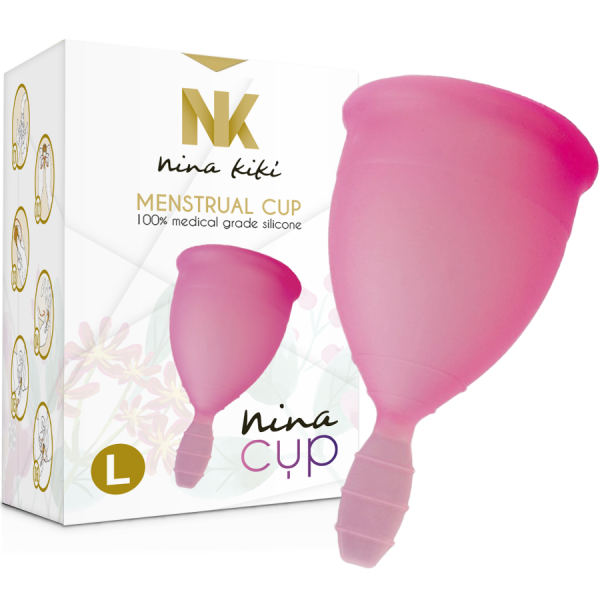 NINA CUP MENSTRUAL CUP TAMANHO L ROSA - Image 8