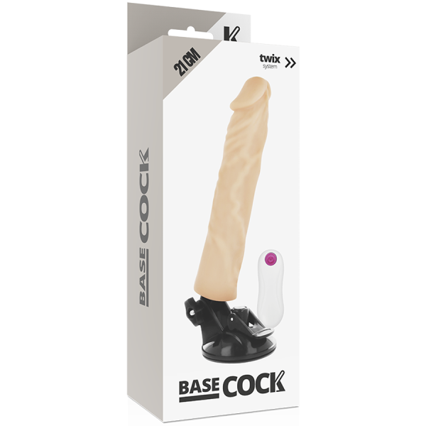 BASECOCK - VIBRADOR REALÍSTICO CONTROLE REMOTO  21CM - Image 5