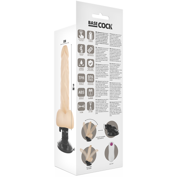 BASECOCK - VIBRADOR ARTICULÁVEL CONTROLE REMOTO  21 CM - Image 6