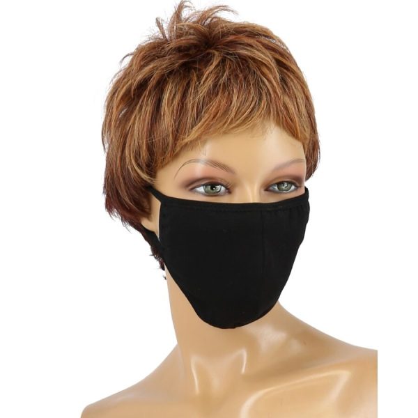 COVID-19 COTTON MASK - PRETO