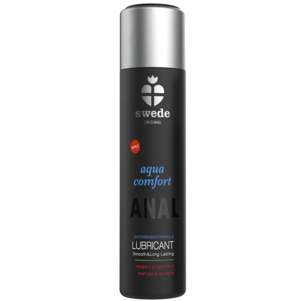 SWEDE - AQUA COMFORT LUBRIFICANTE À BASE DE ÁGUA ANAL 120 ML