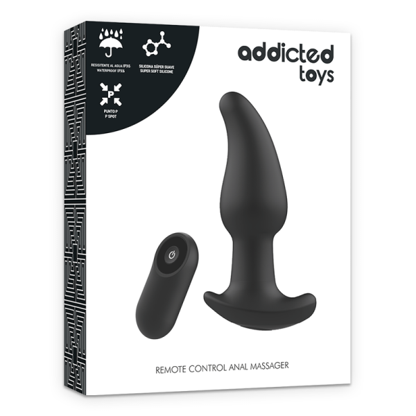 BRINQUEDOS VICIADOS PLUGUE DE CONTROLE REMOTO ANAL P-SPOT PRETO - Image 6