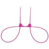 ALGEMAS DESCARTÁVEIS DE PLÁSTICO OUCH! ZIP TIE CUFFS ROSA - Image 2