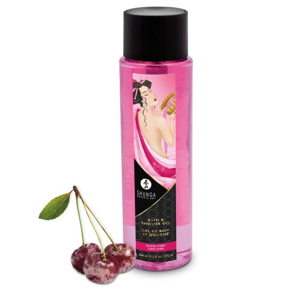 GEL DE BANHO E DUCHE BEIJÁVEL SHUNGA CEREJA GELADA 370ML - Image 2