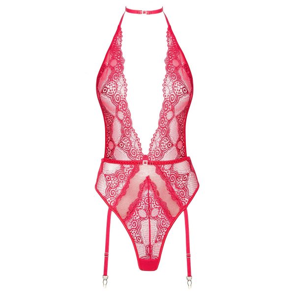 BODY ADELAIDE VERMELHO CEREJA BEAUTY NIGHT FASHION - Image 2