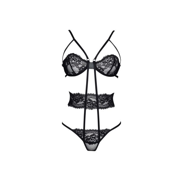 CONJUNTO BODY NOELE PRETO BEAUTY NIGHT FASHION - Image 2