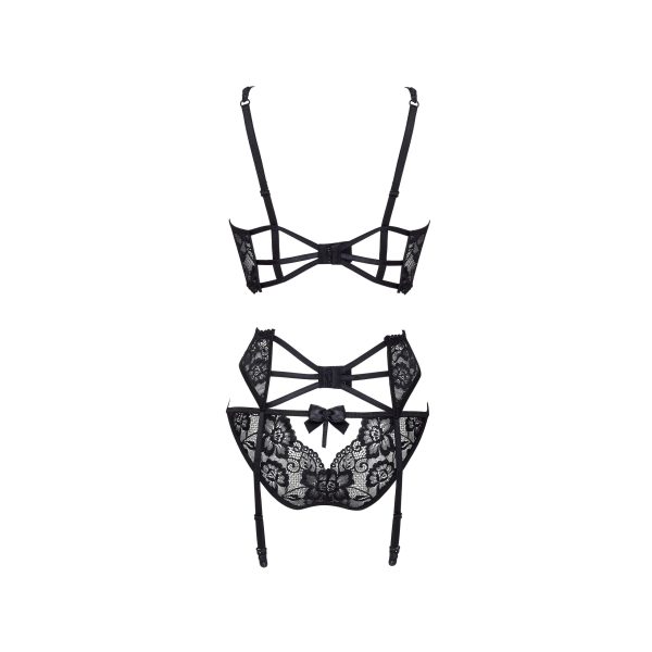 CONJUNTO DE 3 PEÇAS RYANNE PRETO BEAUTY NIGHT FASHION - Image 8
