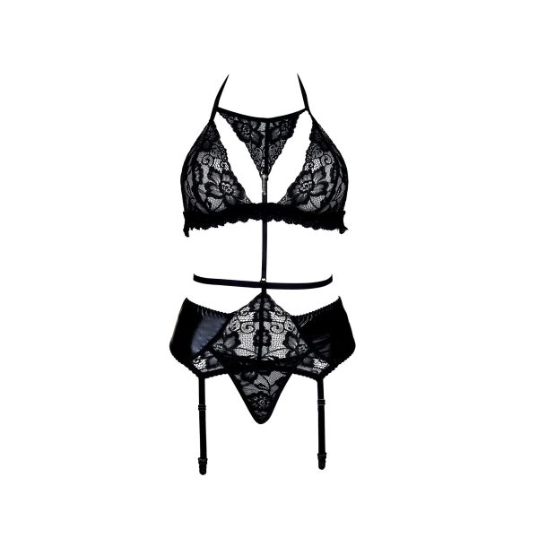 CONJUNTO DE 3 PEÇAS ALANIS PRETO BEAUTY NIGHT FASHION - Image 8