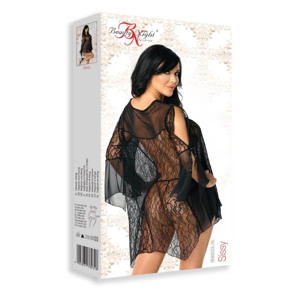 ROBE E TANGA SISSY PRETO BEAUTY NIGHT FASHION - Image 6