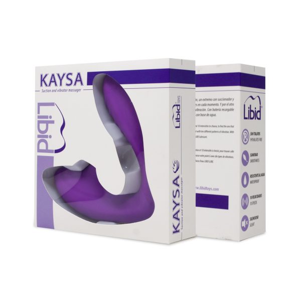 VIBRADOR KAYSA ROXO LIBID TOYS - Image 6