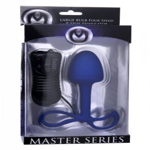 PLUG ANAL COM VIBRAÇÃO E COMANDO ASTRAL QUATTRO 4 SPEED MASTER SERIES