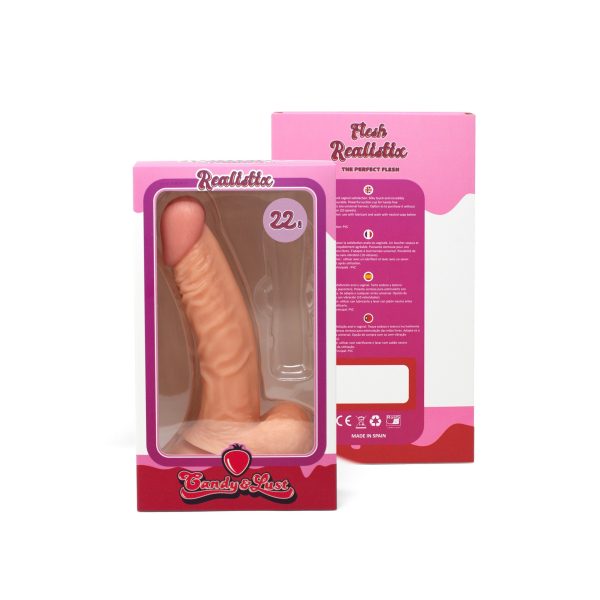 DILDO REALISTICO REALISTIX MOD.4 22,5CM CANDY LUST - Image 2