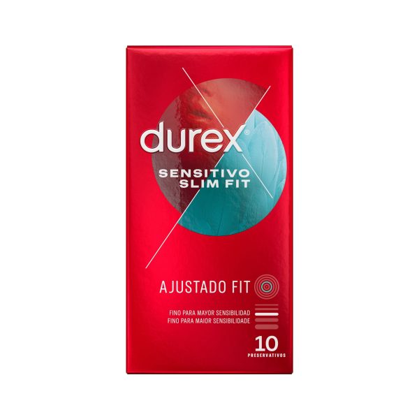 CAIXA COM 10 PRESERVATIVOS SENSITIVO SLIM FIT DUREX - Image 3