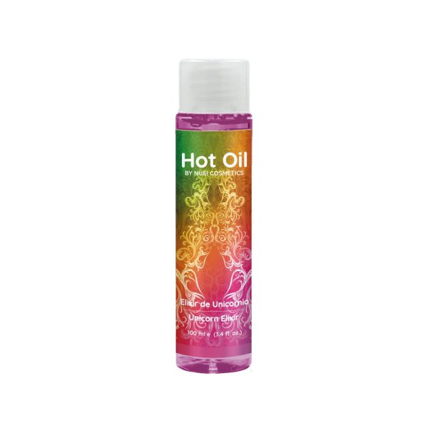 ÓLEO DE MASSAGEM COM EFEITO CALOR ELÍXIR DE UNICÓRNIO HOT OIL NUEI 100ML