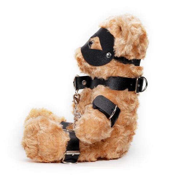 URSO DE PELÚCIA BONDAGE CRUSHITO PRETO 31CM CRUSHIOUS