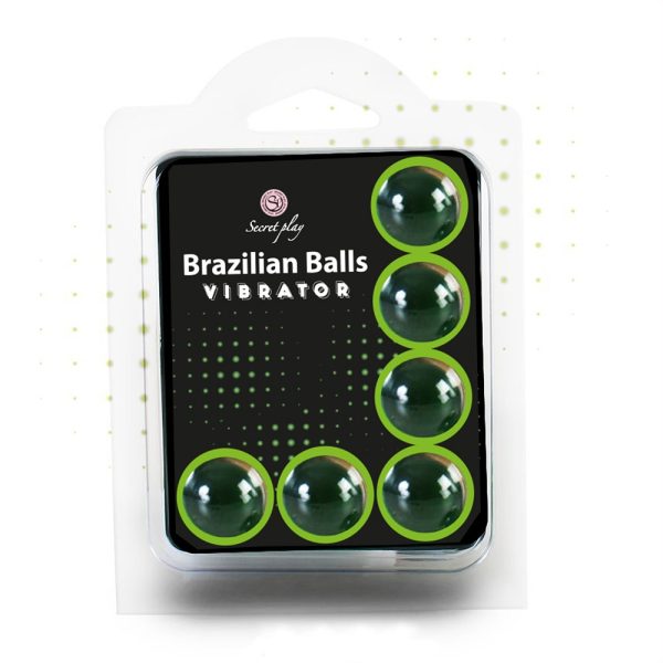 BOLAS LUBRIFICANTES BRAZILIAN BALLS SHOCK EFEITO VIBRADOR 6 x 4GR - Image 2