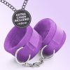ALGEMAS DE VELCRO TOUGH LOVE COM CORRENTE DE 40CM EXTRA CRUSHIOUS ROXO - Image 6