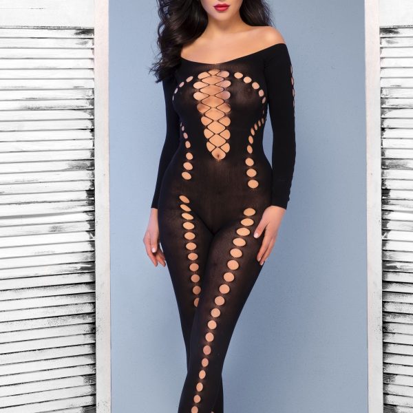 CATSUIT CR-4646 PRETO CHILIROSE - Image 6