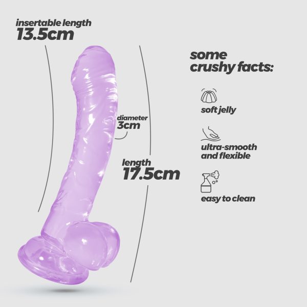 HUDINI DILDO ANAL JELLY ROXO CRUSHIOUS - Image 7