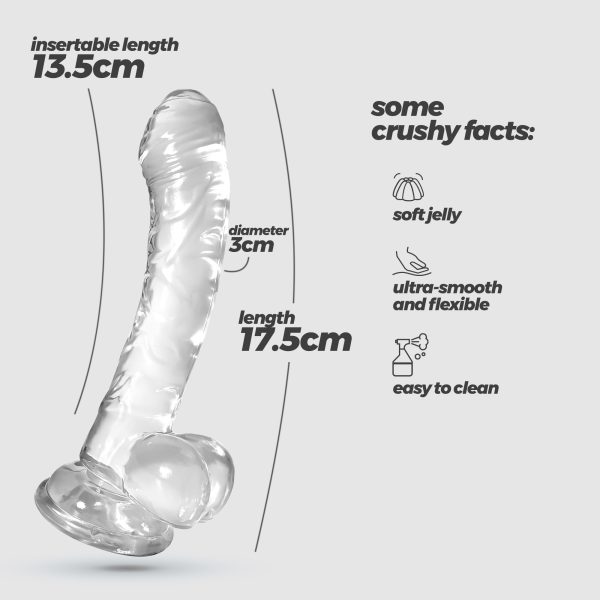 HUDINI DILDO ANAL JELLY TRANSPARENTE CRUSHIOUS - Image 7