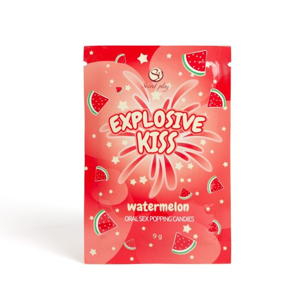 REBUÇADOS DE ESTALIDOS EXPLOSIVE KISS MELANCIA SECRET PLAY - Image 2