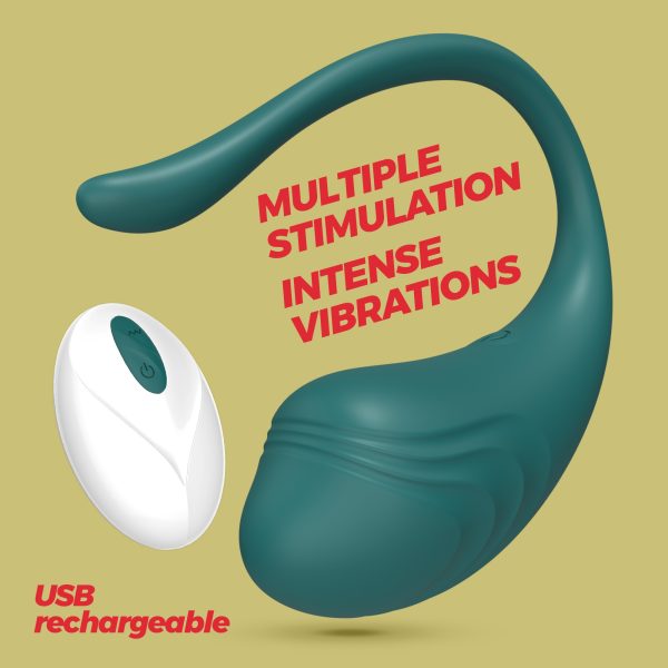 OVO VIBRATÓRIO RECARREGÁVEL COM COMANDO TAMAGO CRUSHIOUS ESMERALDA - Image 10