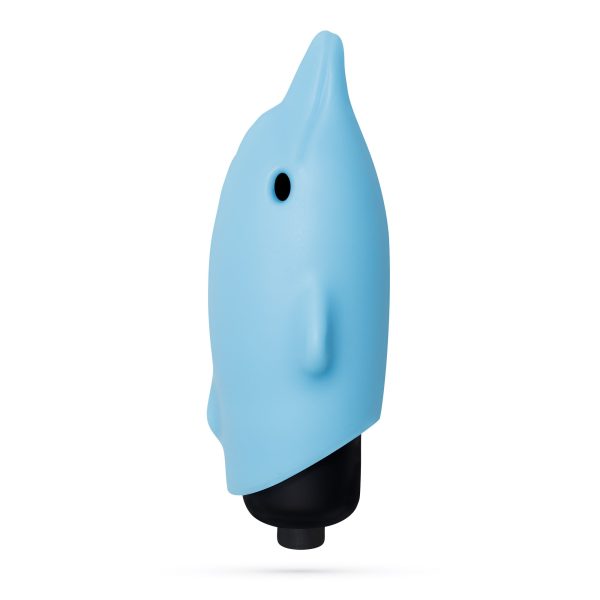 O-PET GOLFINHO COM BALA DE 10 VIBRAÇÕES AZUL CRUSHIOUS - Image 3