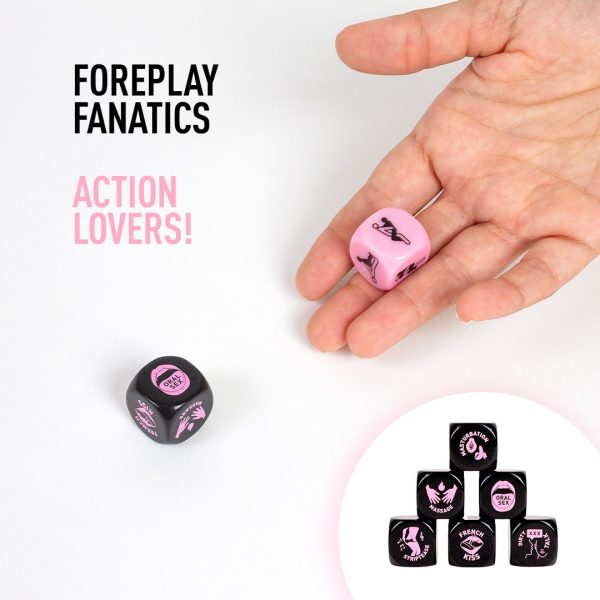 CONJUNTO 2 DADOS FOREPLAY FANATICS! DICE LOVERS! SECRET PLAY - Image 4