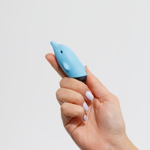 O-PET GOLFINHO COM BALA DE 10 VIBRAÇÕES AZUL CRUSHIOUS - Image 8