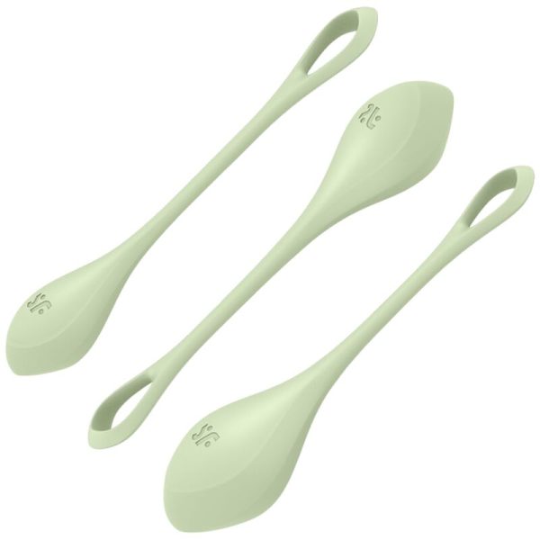 CONJUNTO DE TREINAMENTO SATISFYER YONI POWER 2 - VERDE