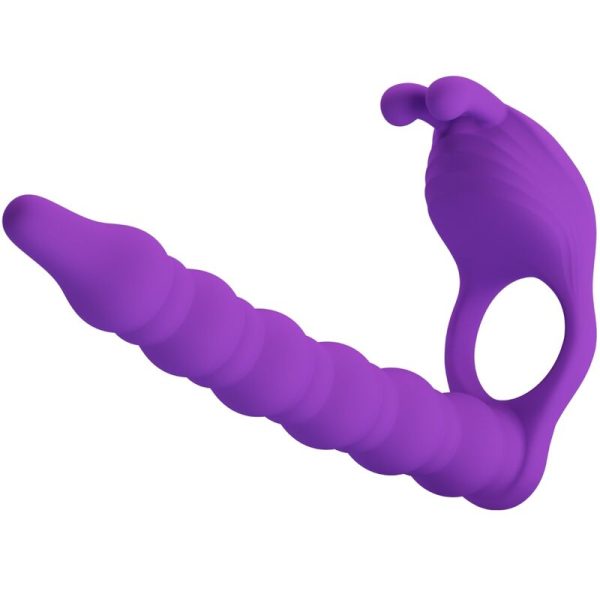 PRETTY LOVE - BLACKNEY ANÃIS PARA PÃNIS COM PLUG VIBRADOR - Image 2