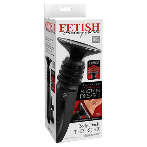 FETISH FANTASY SERIES - BODY DOCK THRUSTER DILDO CLAMP COM 7 MODOS DE EMPURRAR PRETO - Image 5